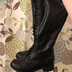 Over the knee boots wide calf